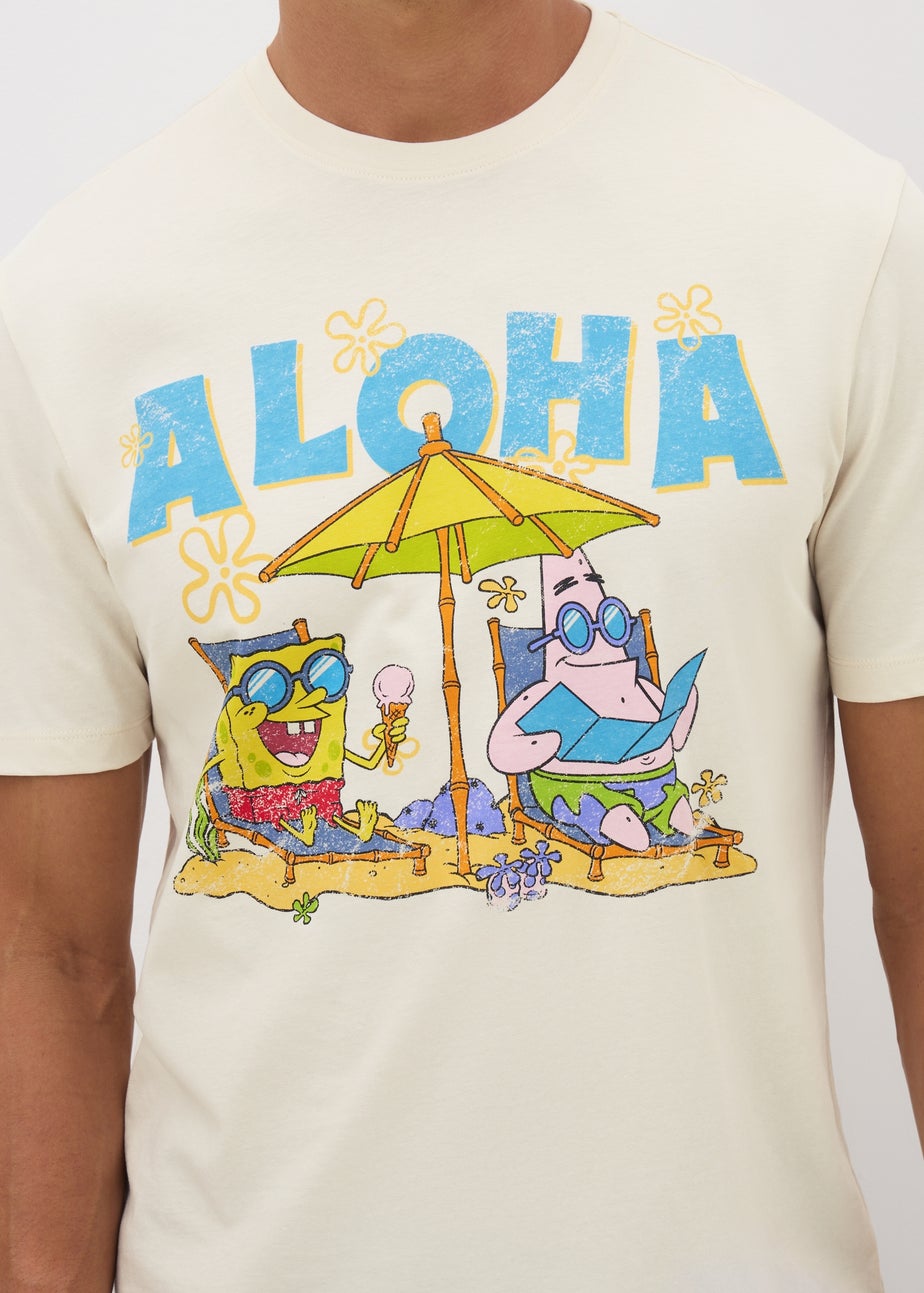 SpongeBob SquarePants Ecru Co-Ord T-Shirt