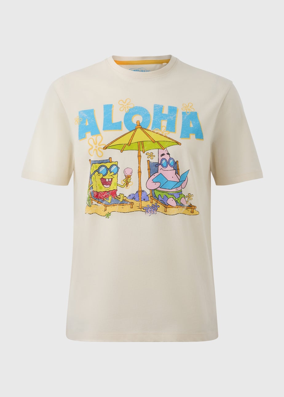 SpongeBob SquarePants Ecru Co-Ord T-Shirt