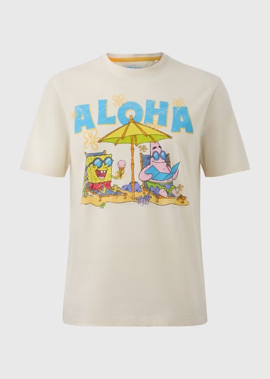 SpongeBob SquarePants Ecru Co-Ord T-Shirt