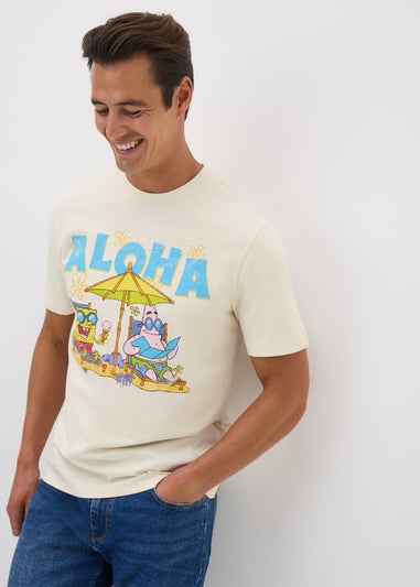 SpongeBob SquarePants Ecru Co-Ord T-Shirt