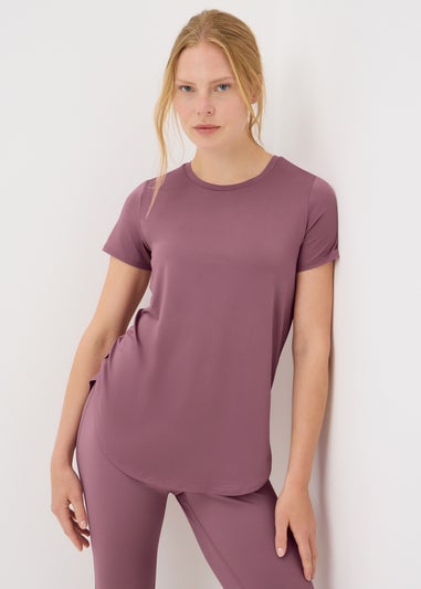 Souluxe Mauve Longline T-Shirt
