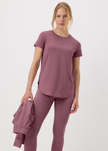 Souluxe Mauve Longline T-Shirt