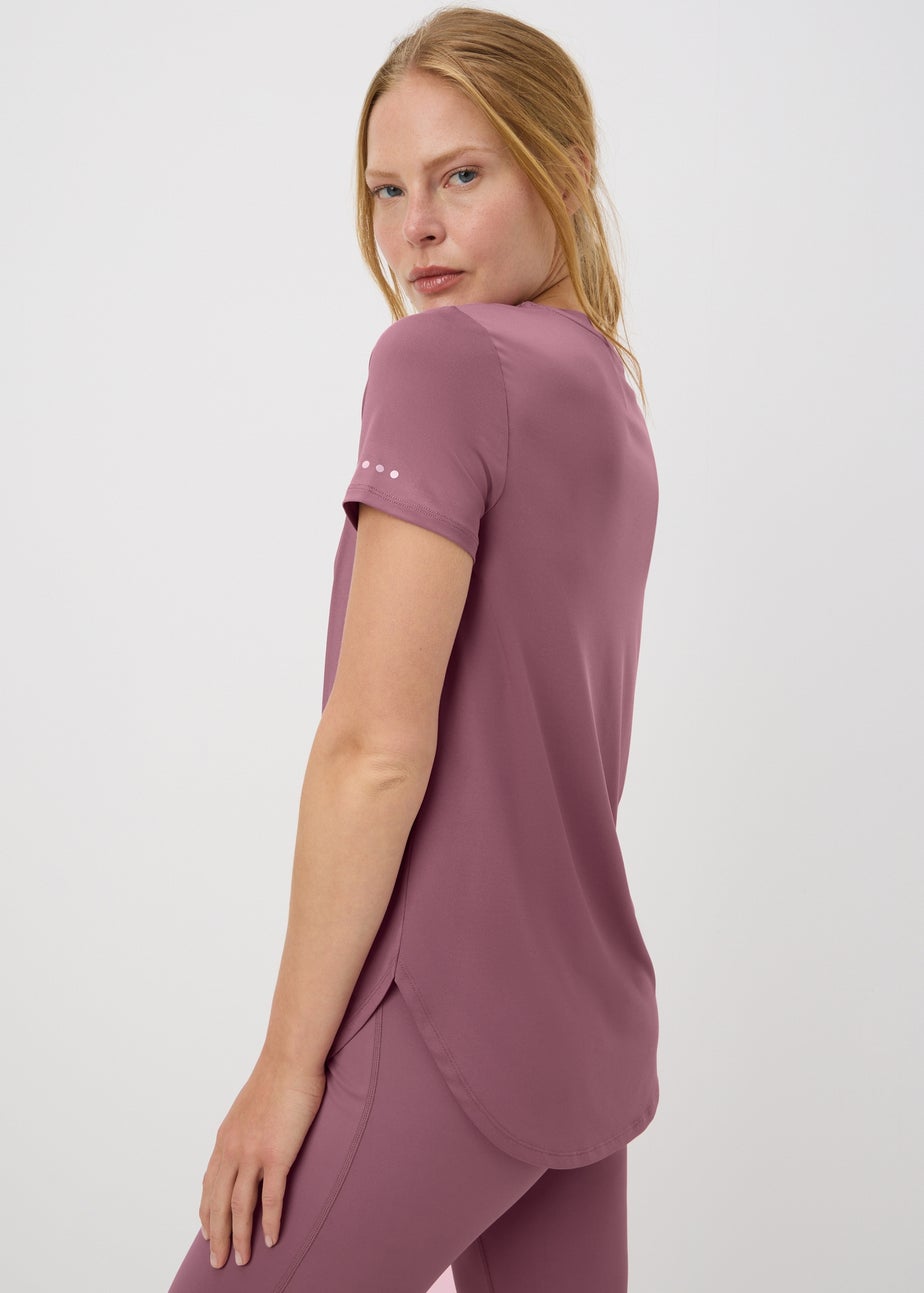 Souluxe Mauve Longline T-Shirt