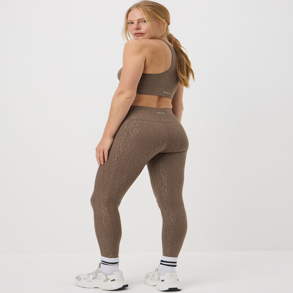 Souluxe Brown Animal Print Leggings