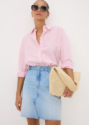 Blue Lightwash Mini Skirt