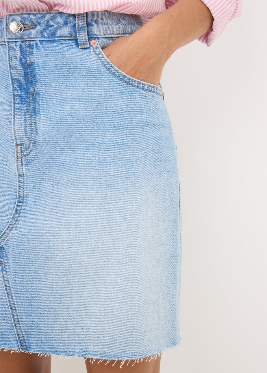 Blue Lightwash Mini Skirt