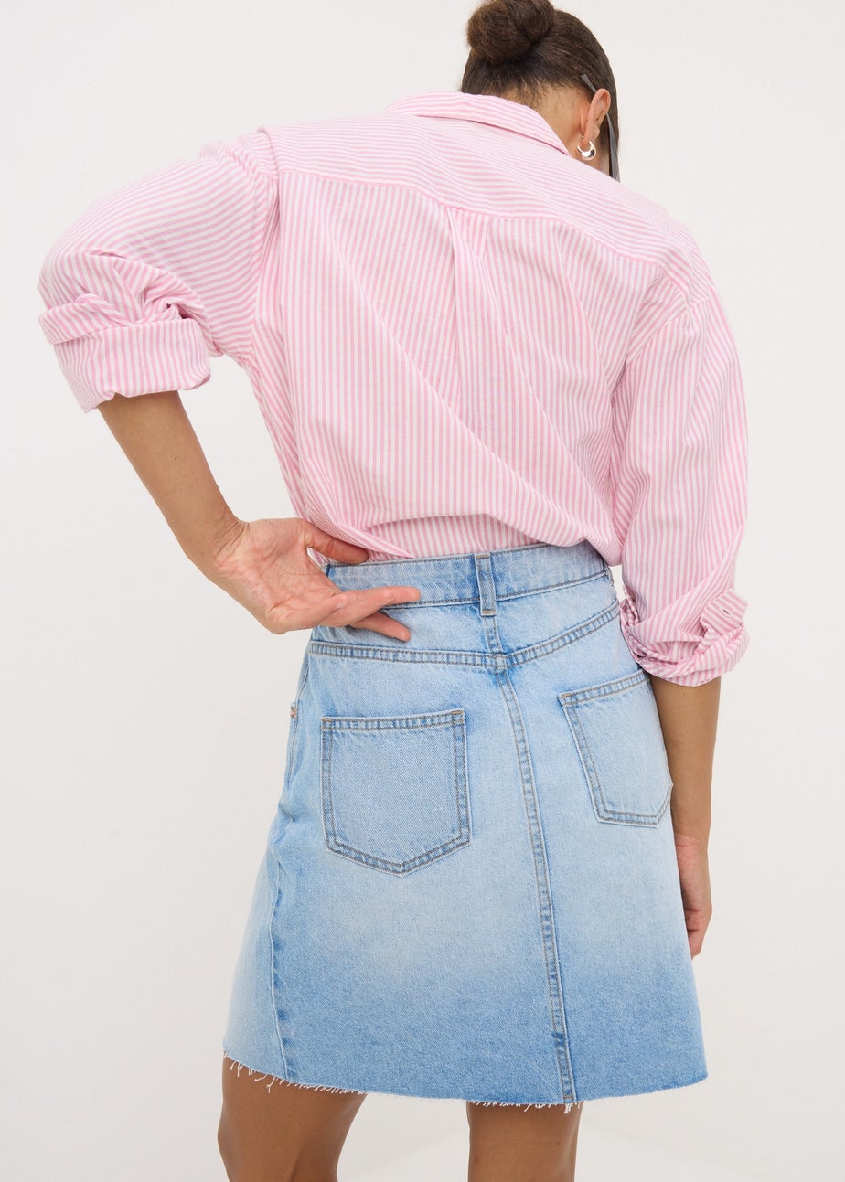 Blue Lightwash Mini Skirt