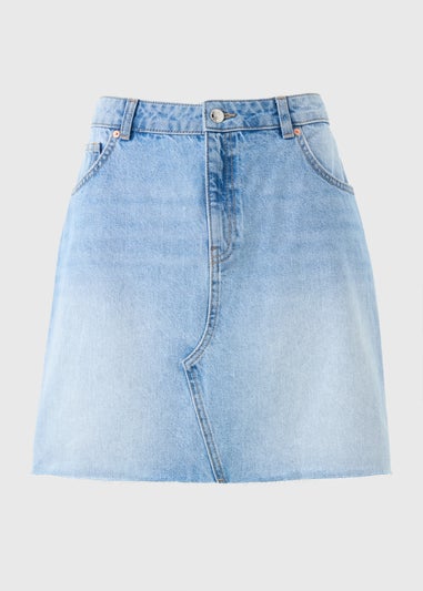 Blue Lightwash Mini Skirt