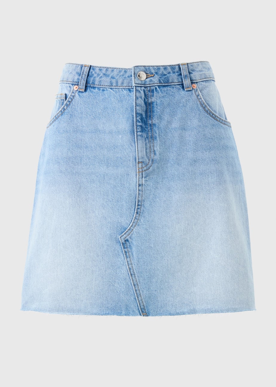 Blue Lightwash Mini Skirt