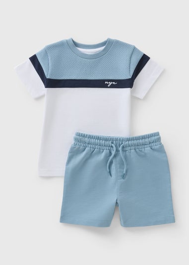 Boys Blue T-Shirt & Shorts Set (1-7yrs)