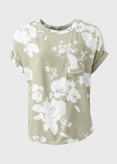 Green Floral Pocket Box Top