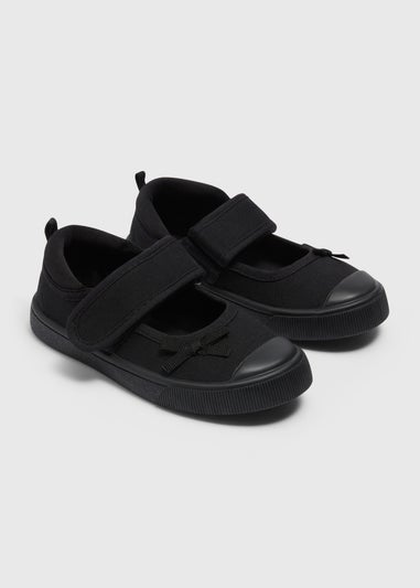 Girls Mary Jane Plimsoll Pumps (Younger 7-Older 3)