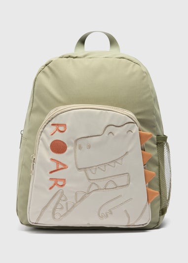 Kids Sage Dinosaur Backpack