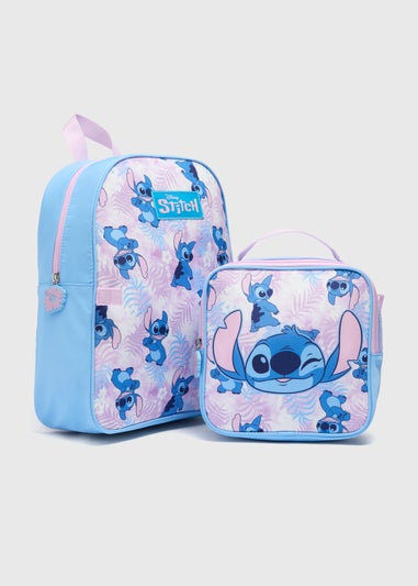 Girls Lilac Stitch Backpack Set