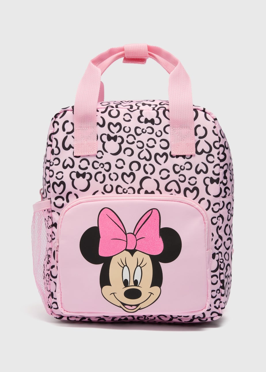 Girls Pink Minnie Mouse Backpack