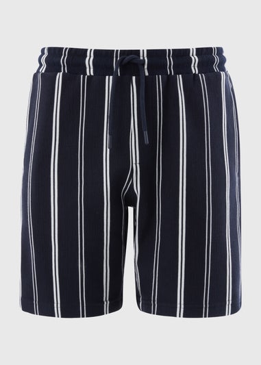 Navy Stripe Co Ord Shorts