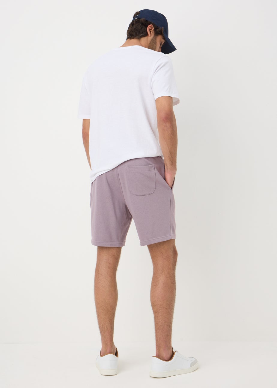 Lilac Basic Jogger Shorts
