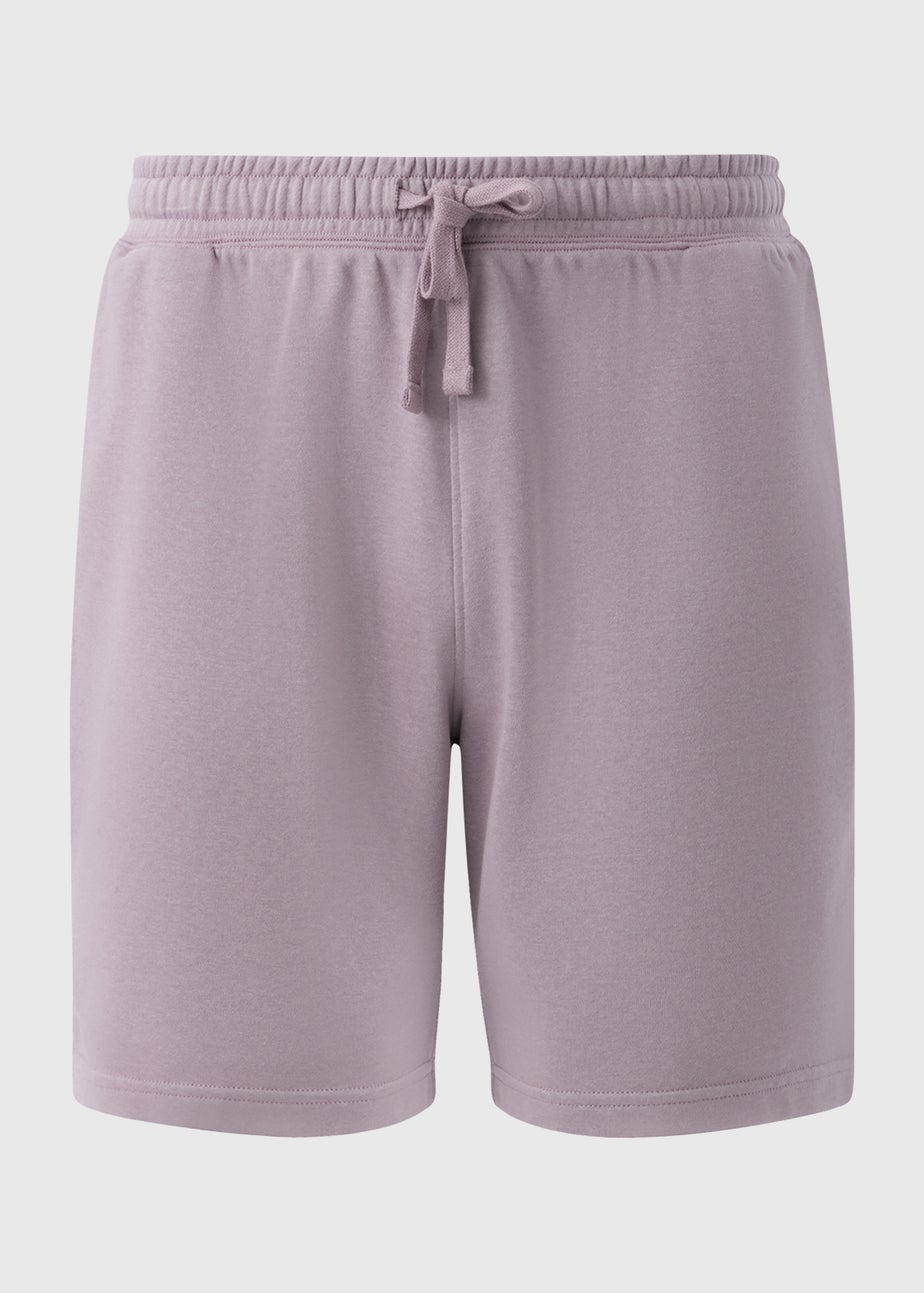 Lilac Basic Jogger Shorts