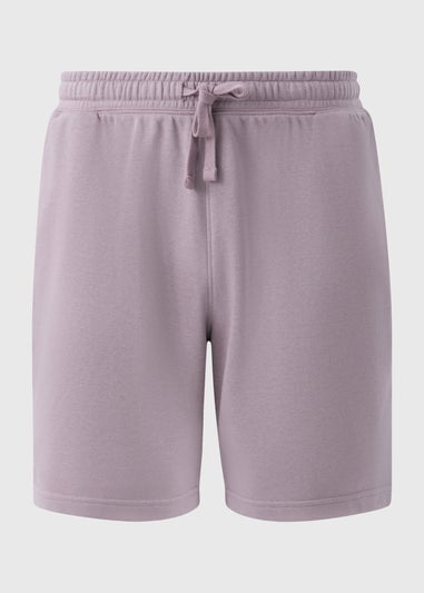 Lilac Basic Jogger Shorts