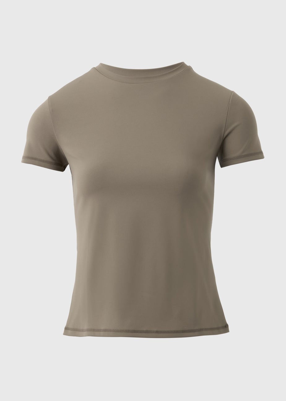 Souluxe Mocha Fitted T-Shirt