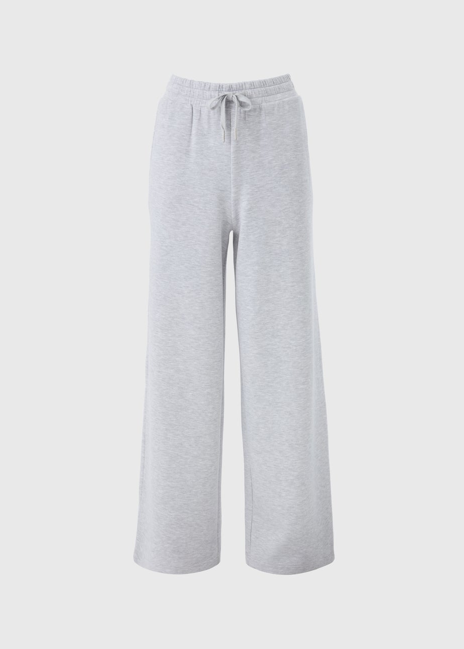 Souluxe Grey Wide Leg Jogging Bottoms