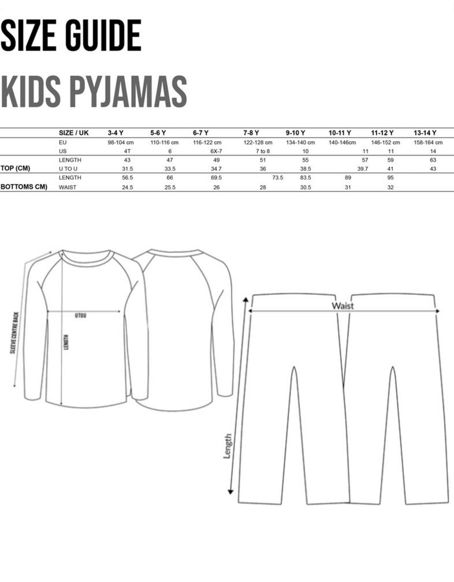 Vanilla Underground DC Comics Boys Black Stylised Batman Logo Pyjama Set (3 - 14 Years)