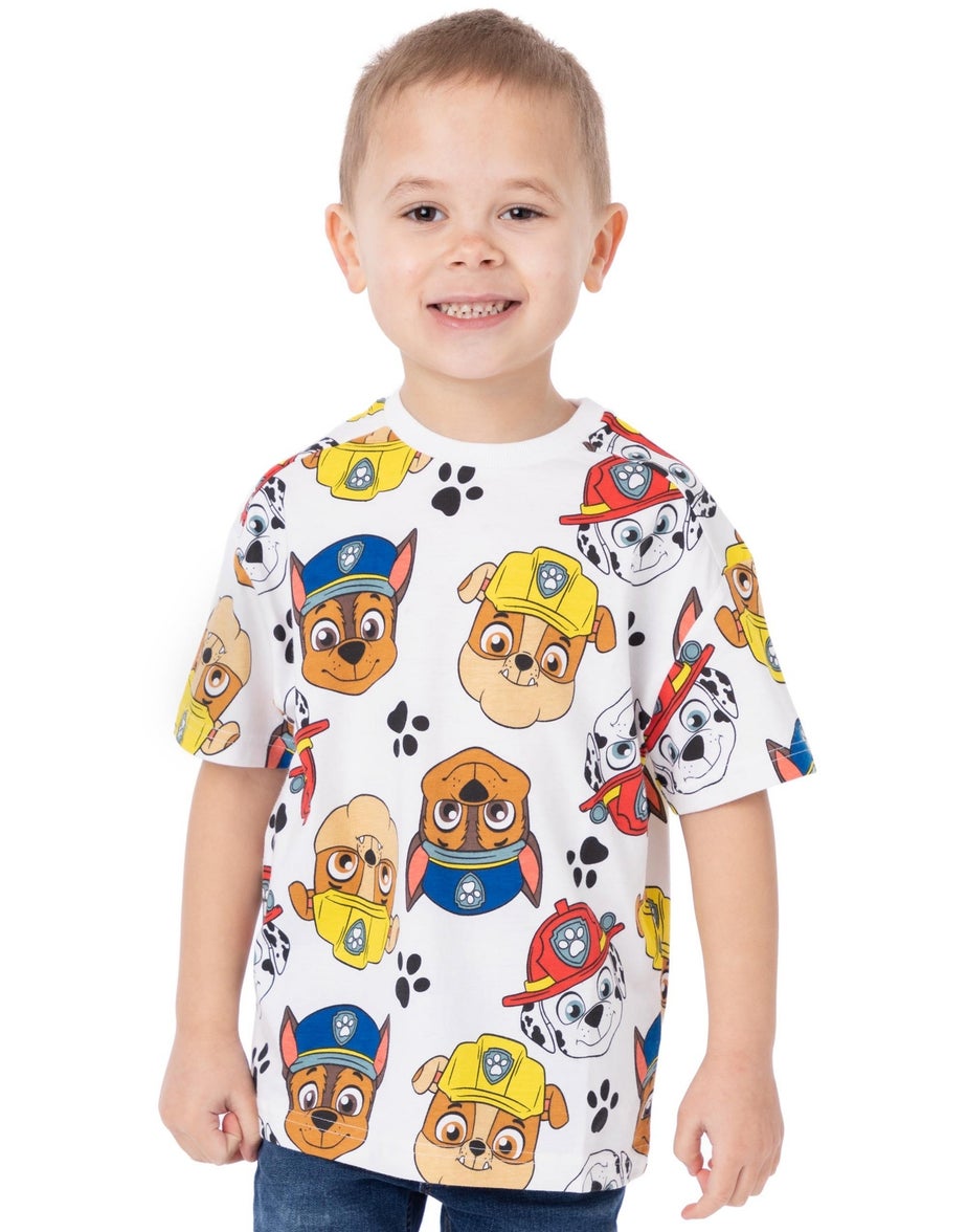 Vanilla Underground Paw Patrol Boys Multicoloured Character Pack of 3 T-Shirts (2 - 7 Years)