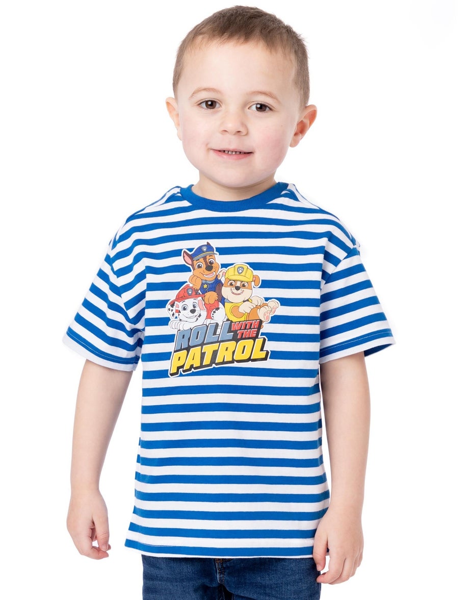 Vanilla Underground Paw Patrol Boys Multicoloured Character Pack of 3 T-Shirts (2 - 7 Years)