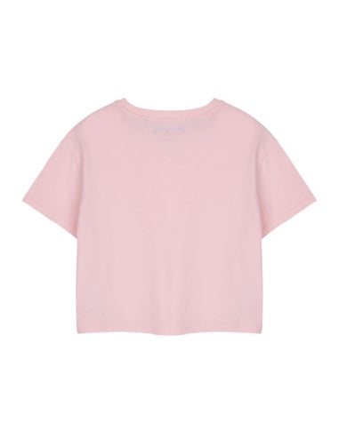 Hello Kitty Pink Club Cropped Short Sleeved T-Shirt