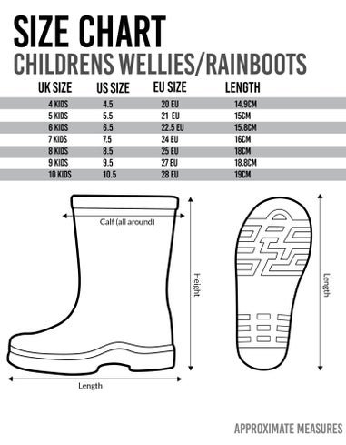 Vanilla Underground Peppa Pig Girls Blue Peppa Pig Wellington Boots with Handles (4 - 10 Younger)