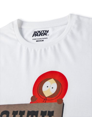 South Park Black All Over Print Bottoms Pyjama Set