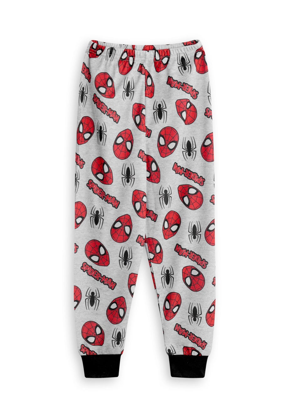 Marvel Boys Red Character Face Pyjama Set (2 - 10 Years)