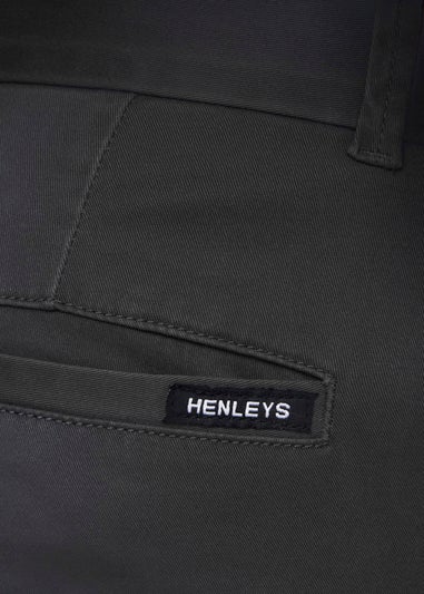 Henleys Black Visit Chinos