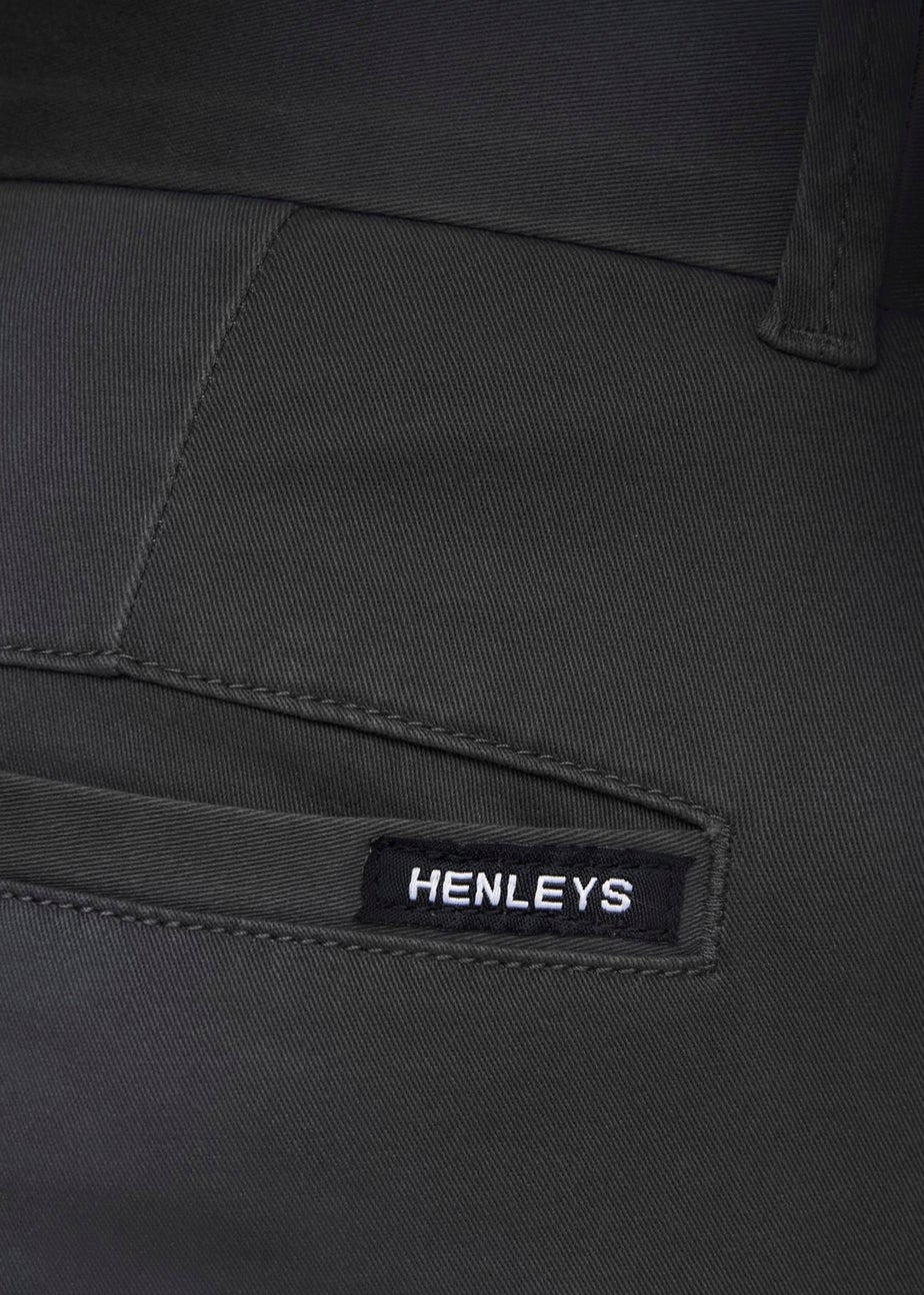 Henleys Black Visit Chinos