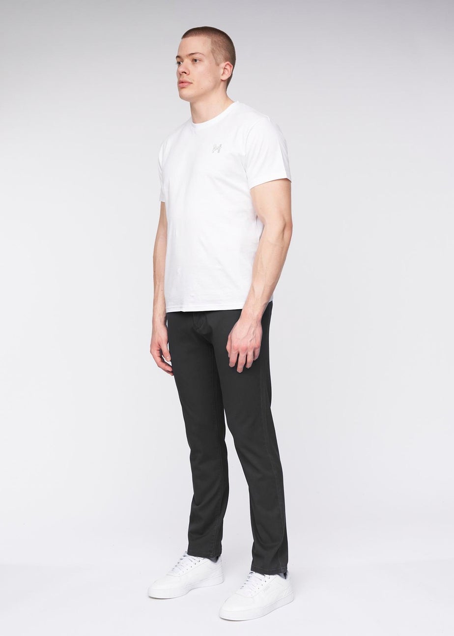 Henleys Black Visit Chinos