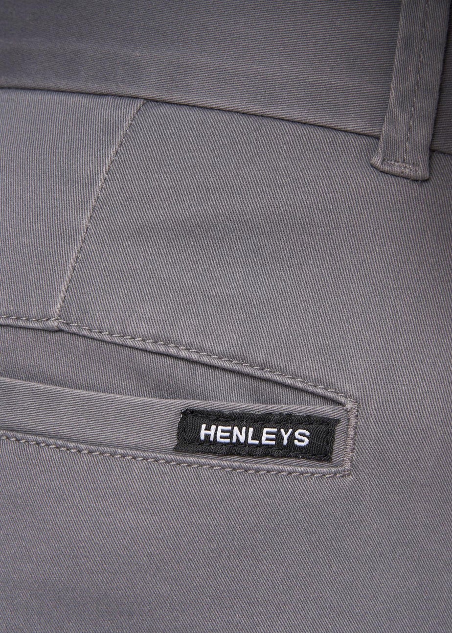 Henleys Grey Visit Chinos