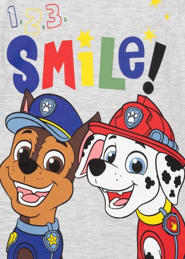 Paw Patrol Boys Grey Short Sleeve Long Leg Pyjama Set (2 - 7 Years)