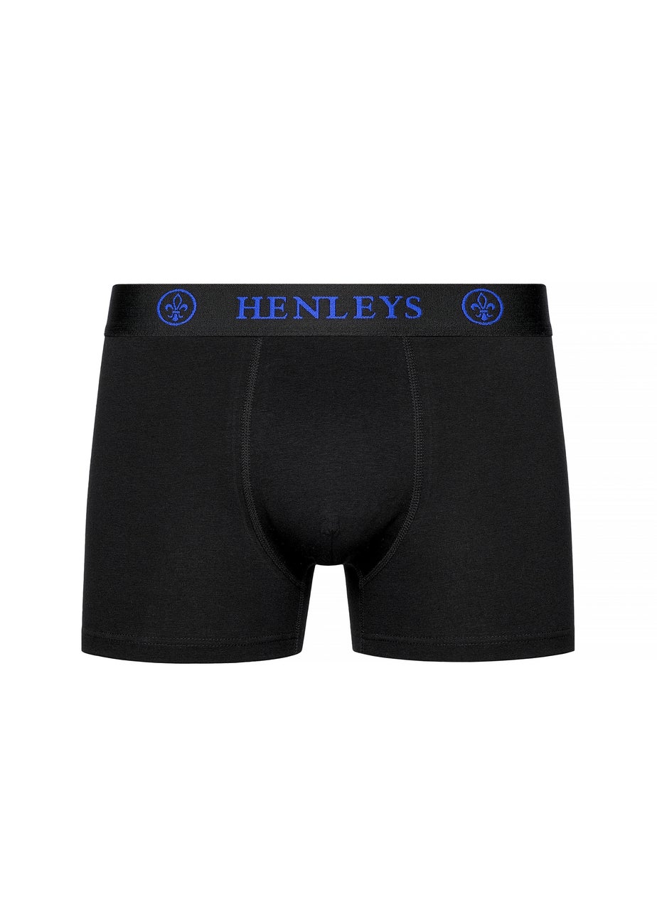 Henleys Black 3-Pack Trilock Boxers