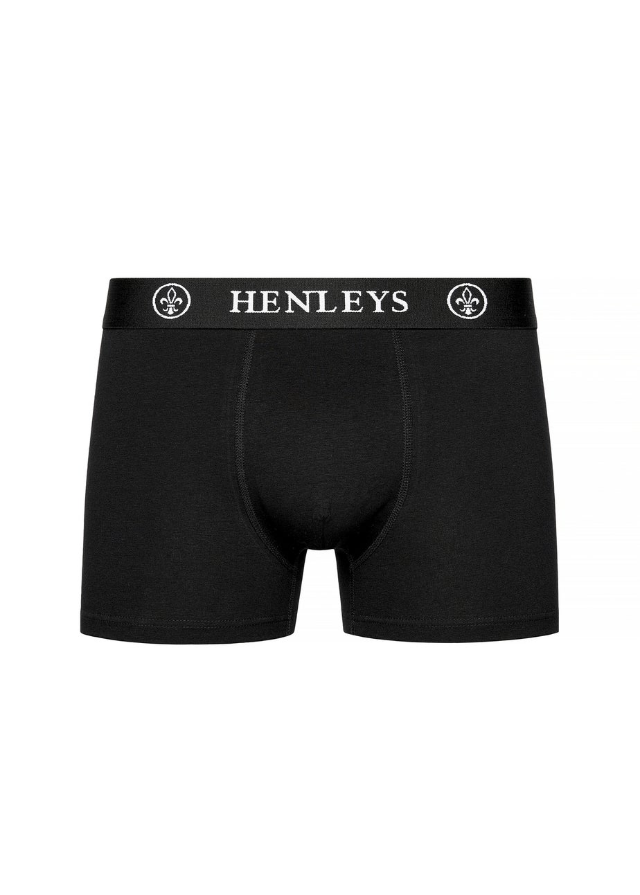 Henleys Black 3-Pack Trilock Boxers