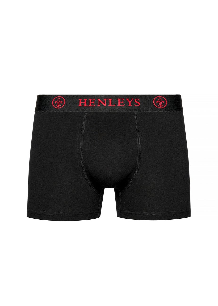 Henleys Black 3-Pack Trilock Boxers