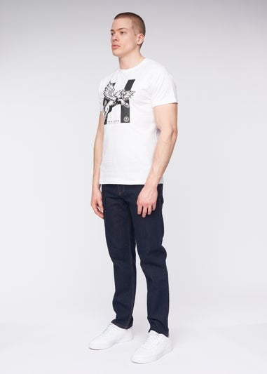 Henleys Navy Breeze Straight Fit Jeans