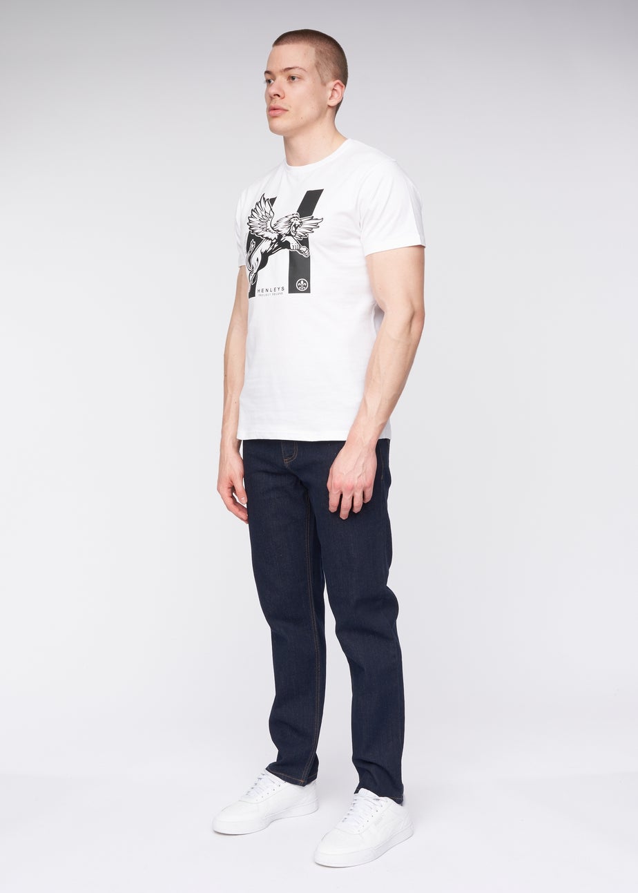 Henleys Navy Breeze Straight Fit Jeans