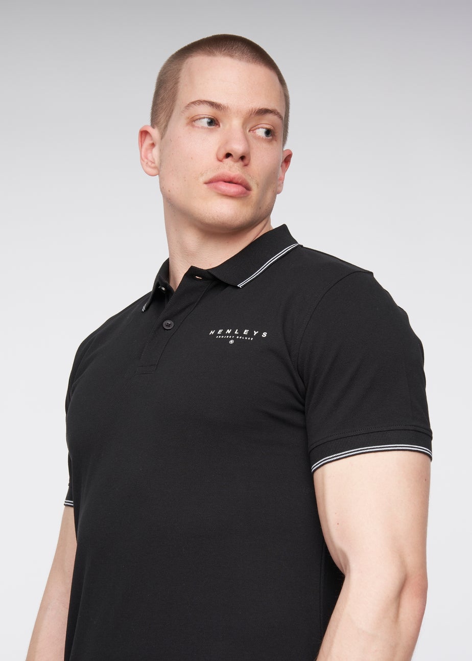 Henleys Black Kilhen Polo
