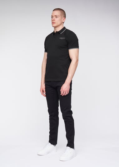 Henleys Black Kilhen Polo