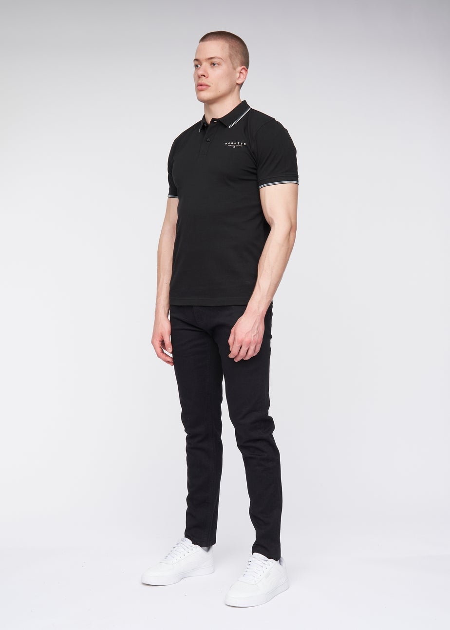 Henleys Black Kilhen Polo