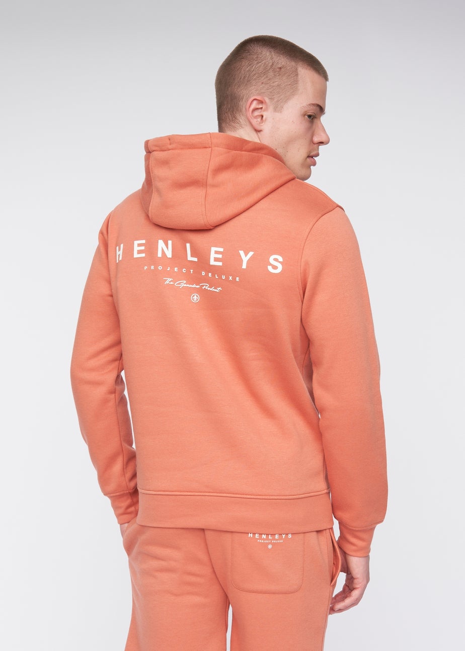 Henleys Red Metafone Hoodie