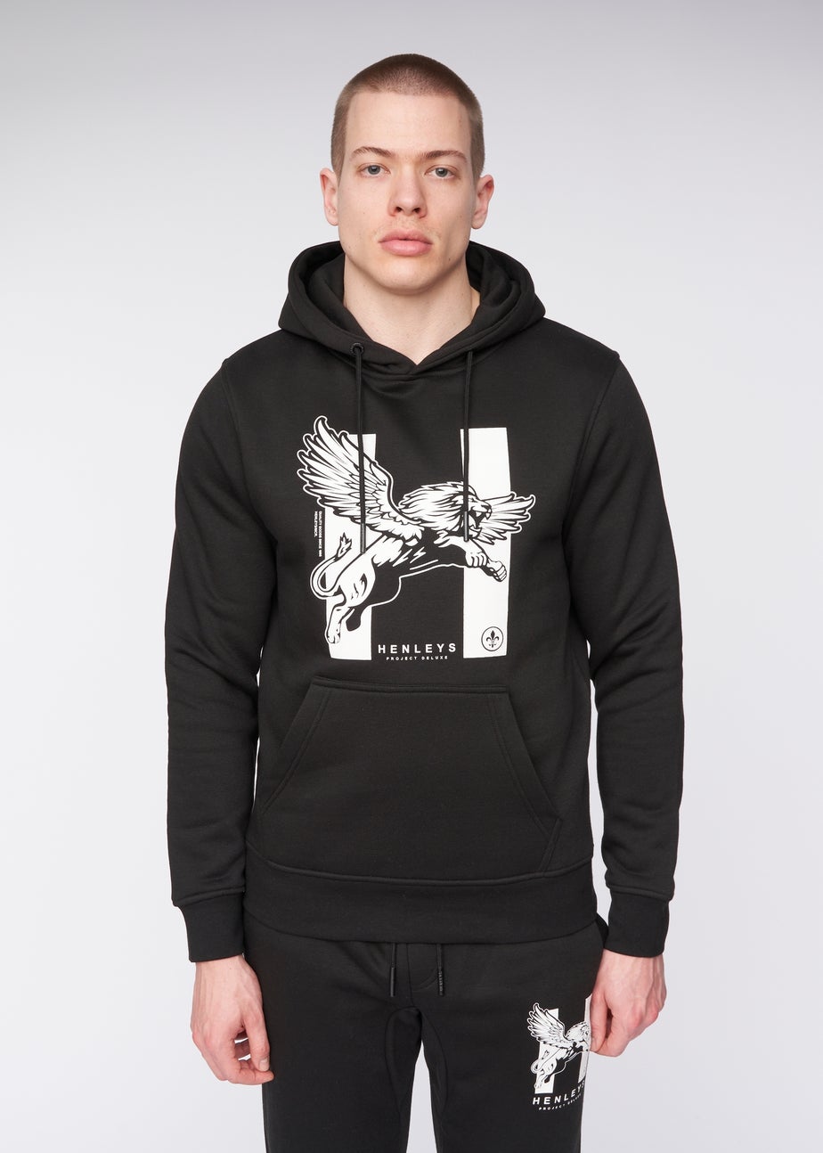 Henleys Black  Curveball Hoodie