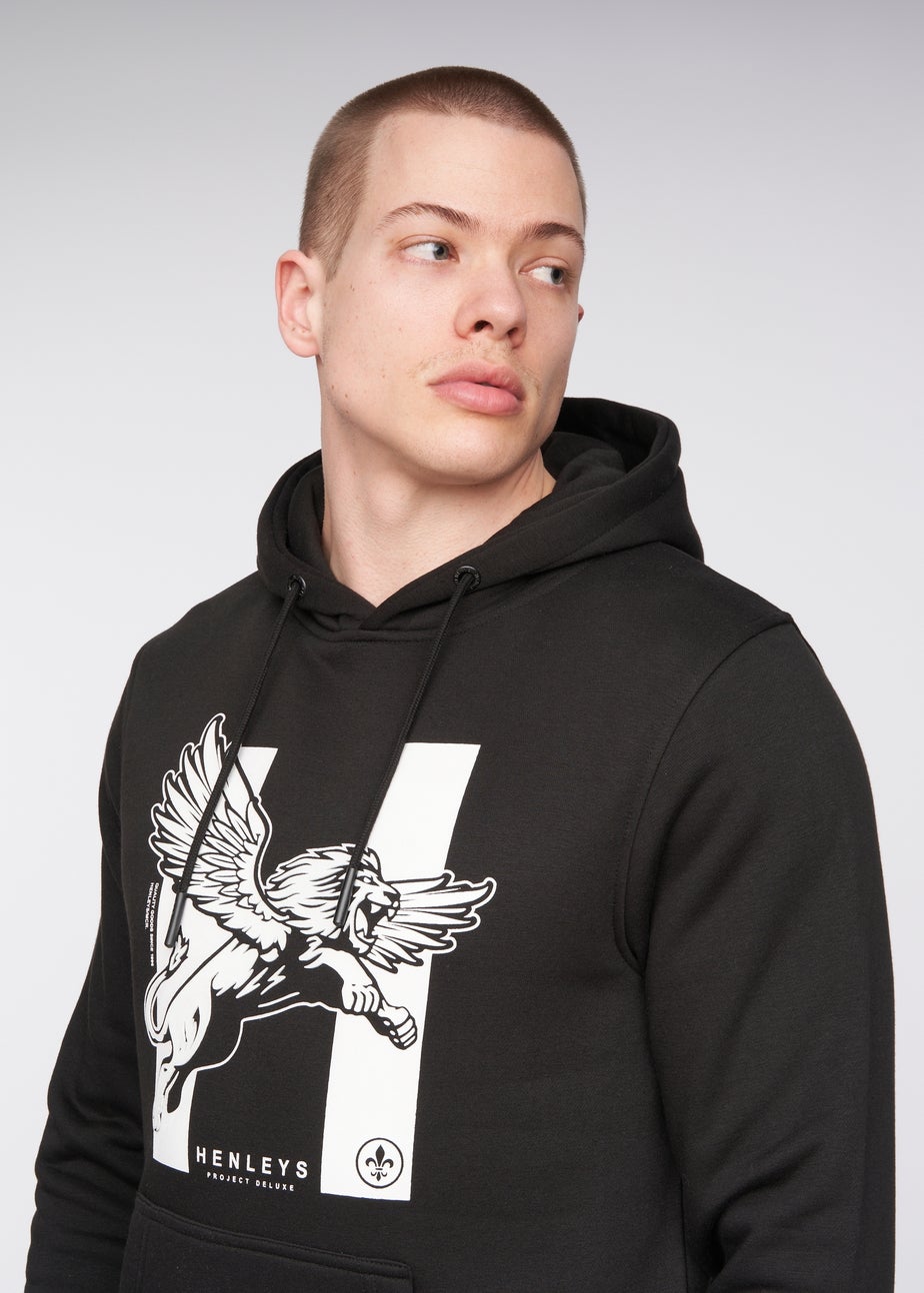 Henleys Black  Curveball Hoodie