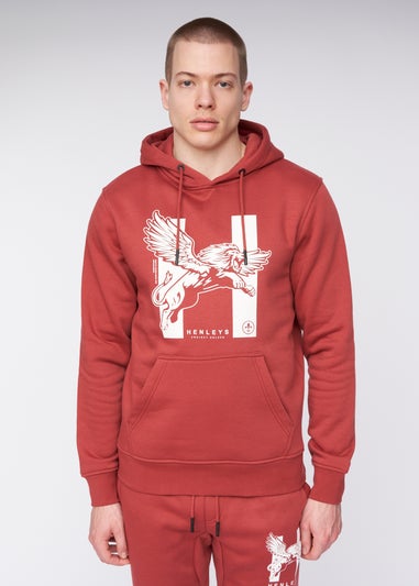 Henleys Red Curveball Hoodie