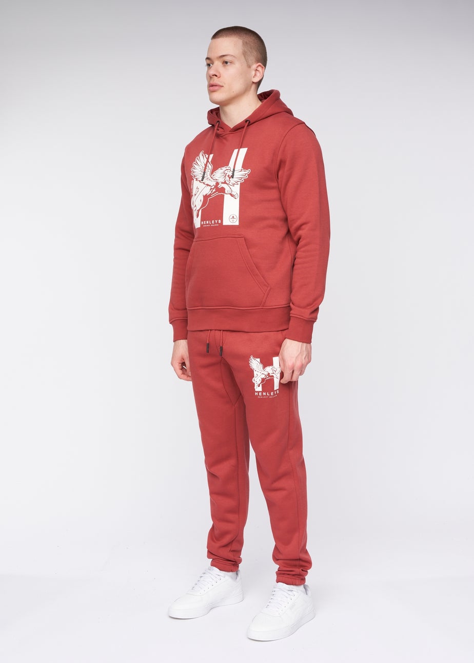 Henleys Red Curveball Hoodie